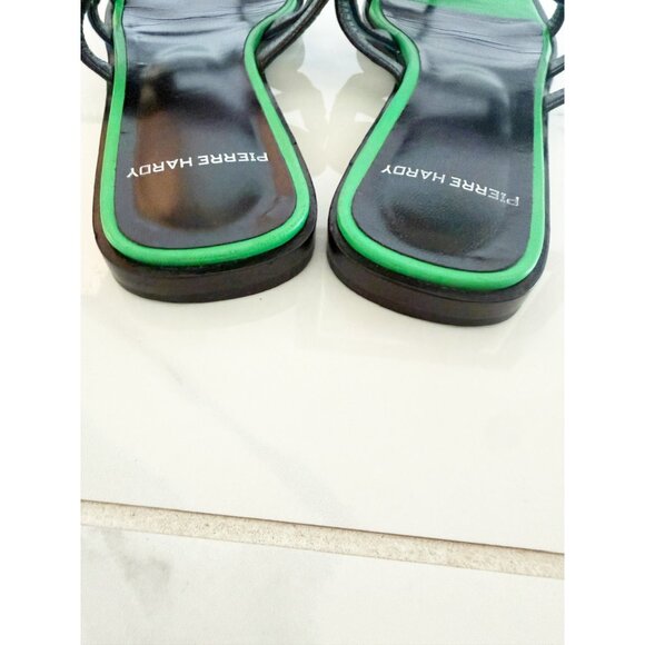 PIERRE HARDY Kaliste Sandals Green Blue EU 37 - Picture 6 of 9